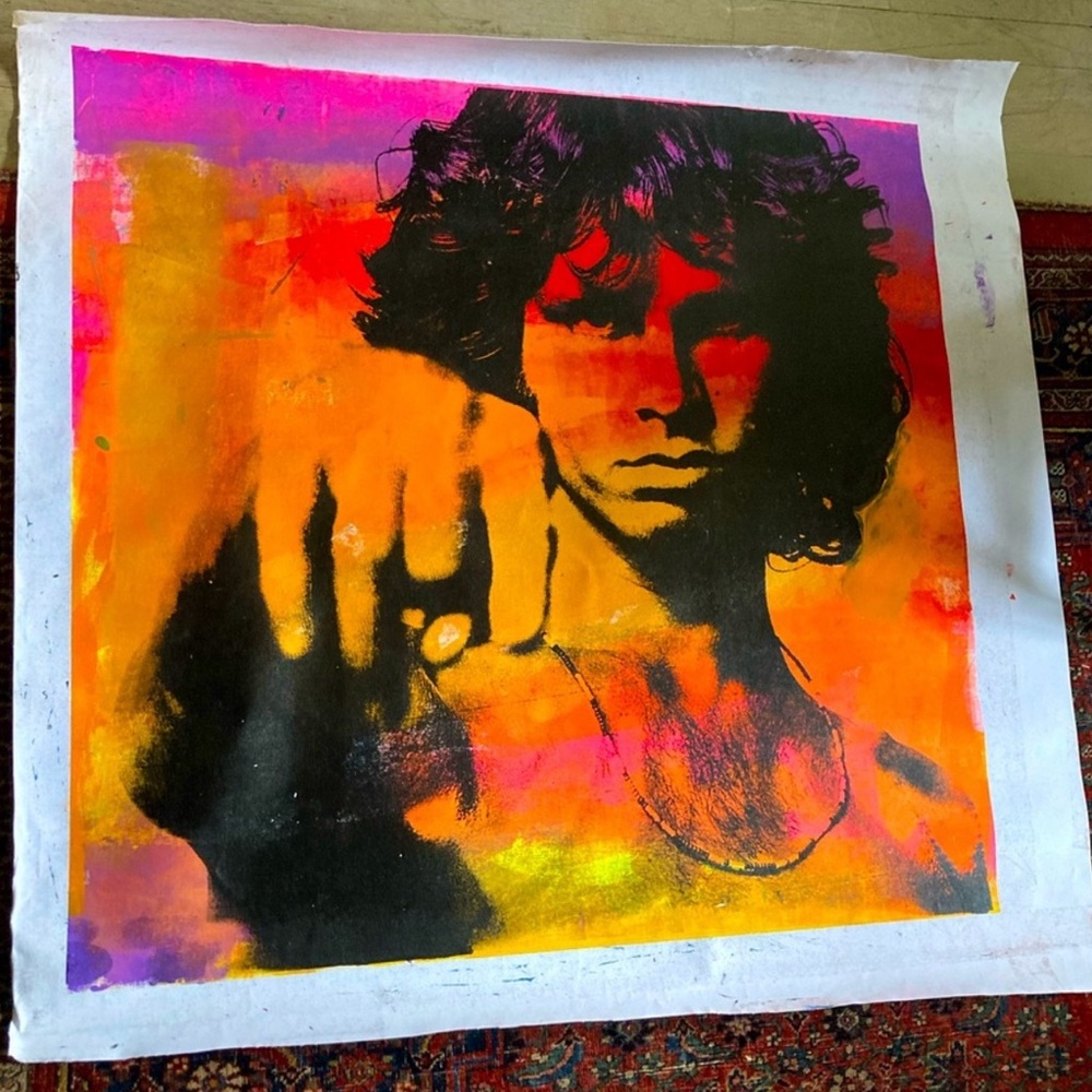 JimMorrison original print by Dane Shue.